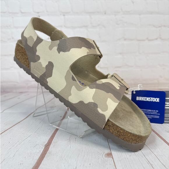 Birkenstock Arizona Soft Footbed Camo Desert Soil Gray/Taupe Sandals Mens Sz 10 main image 6